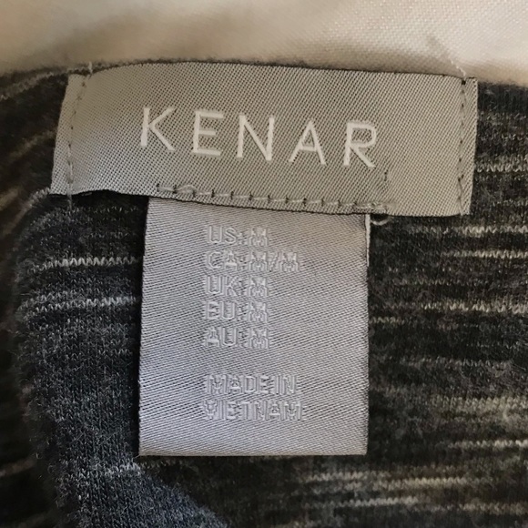 Kenar Gray Short Sleeve Dress with Pockets Size M - Picture 3 of 4